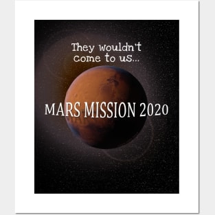 Funny MARS MISSION 2020 Posters and Art